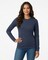 BELLA + CANVA Heather CVC Long Sleeve Crewneck T-Shirt for Layering Style & Custom Print Essential Tee